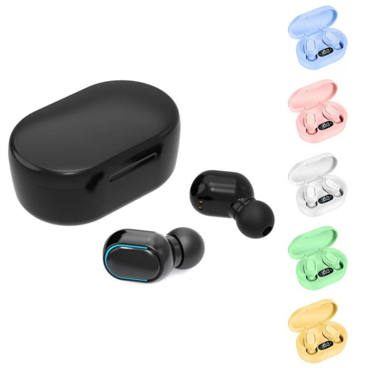 E7s Digital Sports Waterproof TWS Bluetooth 5.0 In-Ear Headphones, E7s (Yellow), E7s (Blue), E7s (Pink), E7s (Green), E7s (Black), E7s (White)