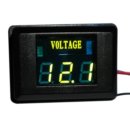 DES-2 Car Battery Voltage Meter DC LED Digital Display 12V Motorcycle RV Yacht Voltage Meter Detector, DES-2 Voltage Meter Green, DES-2 Voltage Meter Red, DES-2 Voltage Meter Blue, DES-2 Voltage Meter Orange, DES-2 Voltage Meter White