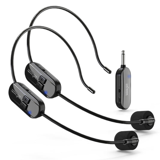 Wireless Head-Mounted Condenser Microphone Anti-Howling Loudspeaker, G103 6.35mm 1 for 2, G103 3.5mm, G103 6.35mm 1 for 1