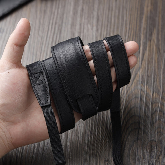Outdoor Photography Cowhide Leather Camera Shoulder Hanging Neck Winding Strap, Spec:, Top-layer (Black), Top-layer (Deep Coffee), Top-layer (Coffee), Split Leather (Coffee), Split Leather (Black), Pure Leather (Black), Pure Leather (Deep Coffee)      ...