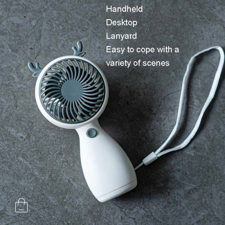 2pcs MLS6035 USB Mini Charging With Lanyard Small Fan, Style Random Delivery, MLS6035 Pink, MLS6035 Yellow, MLS6035 Green, MLS6035 White