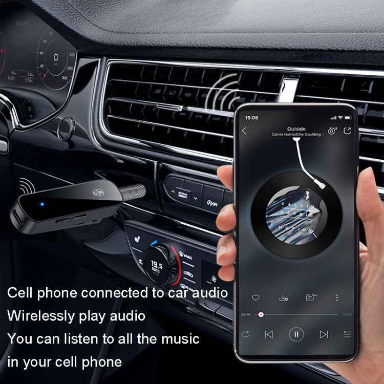 Y2 HiFi Bluetooth 5.3 Audio Receiver Lavalier 3.5mm Audio Call Converter Support TF Card Playback
