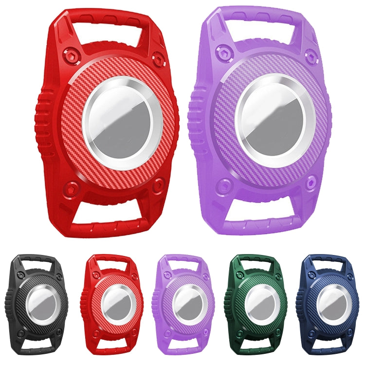 For AirTag 2nd Gen / AirTag 1st Gen Protective Case Three-proof All-inclusive IPX7 Waterproof Locator Cover, Black, Royal Blue, Dark Green, Purple, Red