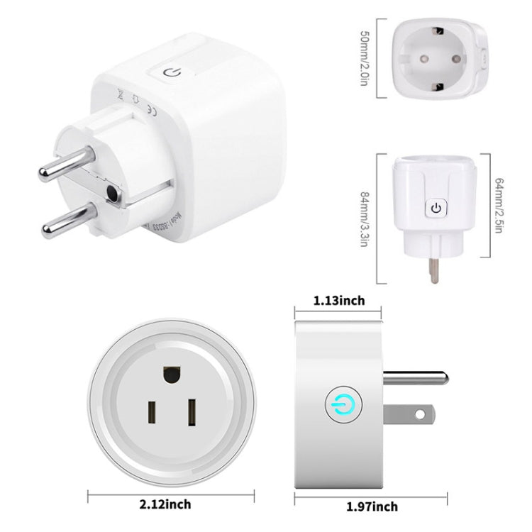 Tuya Smart App Wifi Smart Socket Phone Remote Timing Voice Switch Supports Alexa, EU Plug, Style: 16A Power Model, EU Plug, Style: 20A Power Model, UK Plug, Style: 16A Power Model, UK Plug, Style: 20A Power Model, US Plug, Style: 16A Power Model       ...