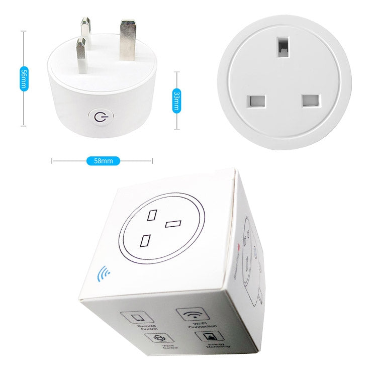 Tuya Smart App Wifi Smart Socket Phone Remote Timing Voice Switch Supports Alexa, EU Plug, Style: 16A Power Model, EU Plug, Style: 20A Power Model, UK Plug, Style: 16A Power Model, UK Plug, Style: 20A Power Model, US Plug, Style: 16A Power Model       ...