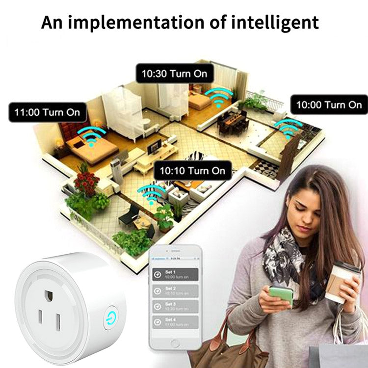 Tuya Smart App Wifi Smart Socket Phone Remote Timing Voice Switch Supports Alexa, EU Plug, Style: 16A Power Model, EU Plug, Style: 20A Power Model, UK Plug, Style: 16A Power Model, UK Plug, Style: 20A Power Model, US Plug, Style: 16A Power Model       ...