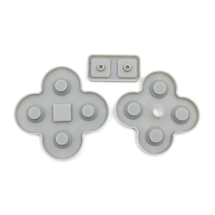 For NDSL NDS Lite Game 6sets Conductive Rubber Pad Soft Silicone Adhesive Key Button Pads, Conductive Rubber Pad