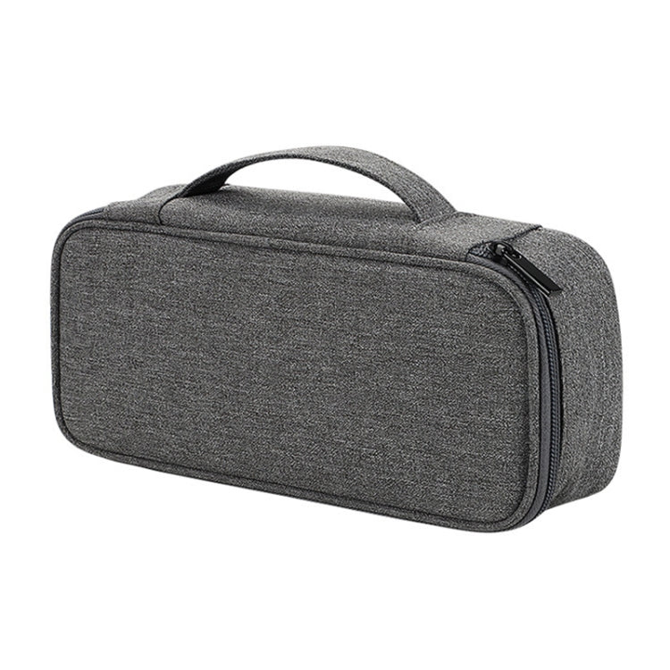 SM13 Multifunctional Digital Accessories Waterproof and Shock-absorbing Storage Bag, 25x6.5x12cm(Dark Gray), 25x6.5x12cm(Navy Blue), 25x6.5x12cm(Pink), 25x6.5x12cm(Black), 25x6.5x12cm(Gray)
