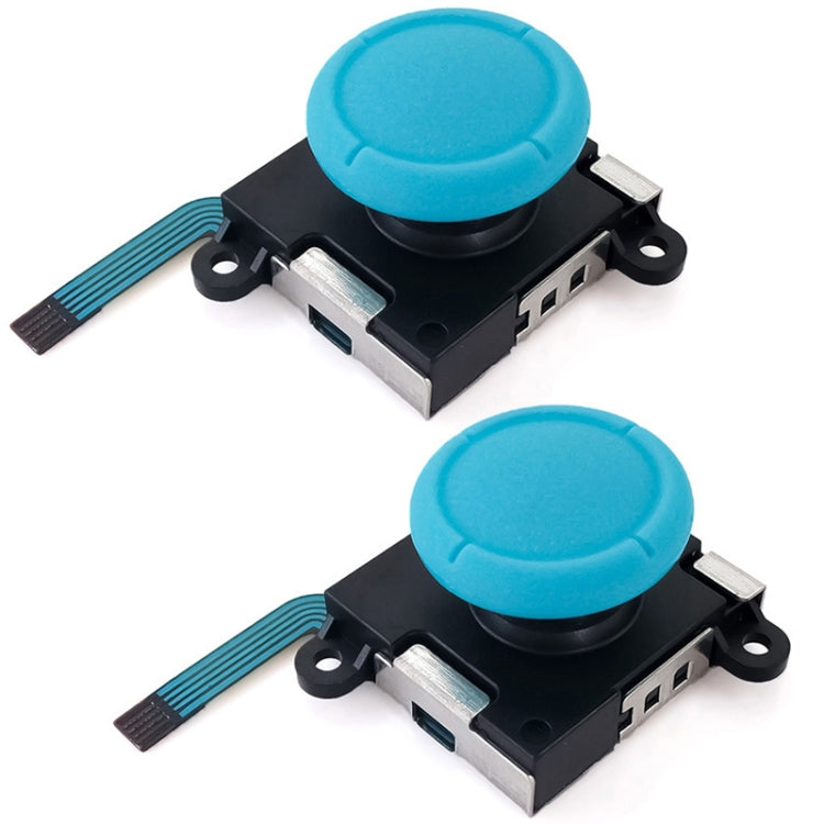 Pour NS Switch, 2 joysticks analogiques 3D gauche et droite, rouge, bleu et noir
