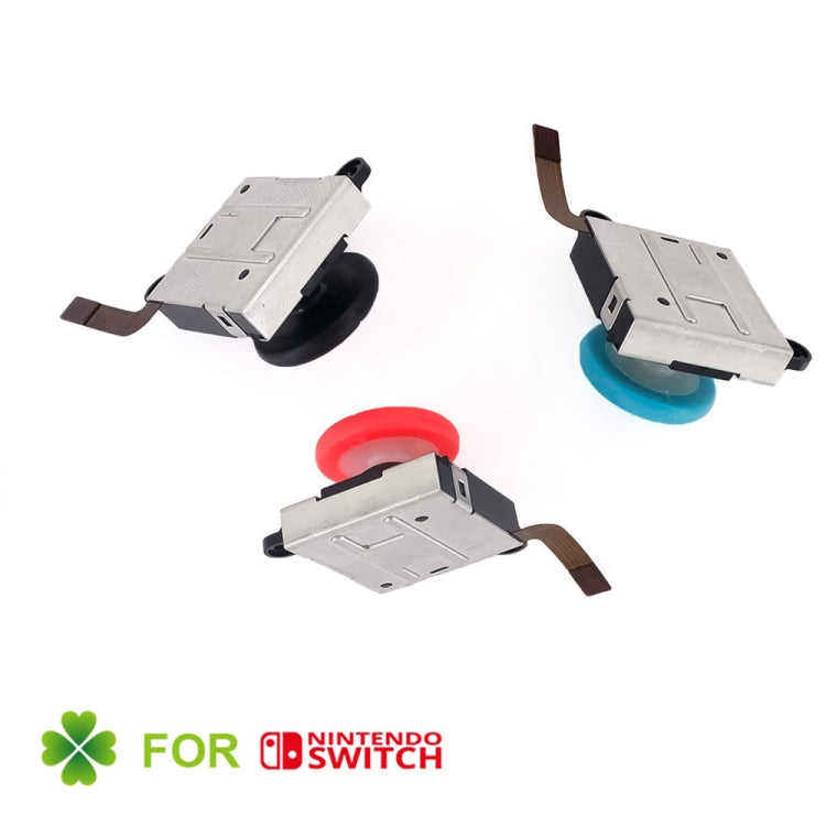 Pour NS Switch, 2 joysticks analogiques 3D gauche et droite, rouge, bleu et noir