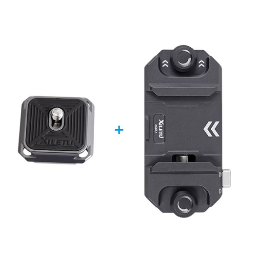 XILETU DSLR Camera Gimbal Arca Swiss Quick Release Plate Clamp,Spec:, Capture Clip+PQ-38, With Pad, Capture Clip+2pcs PQ-38, Only Capture Clip