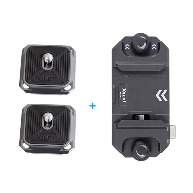 XILETU DSLR Camera Gimbal Arca Swiss Quick Release Plate Clamp,Spec:, Capture Clip+PQ-38, With Pad, Capture Clip+2pcs PQ-38, Only Capture Clip