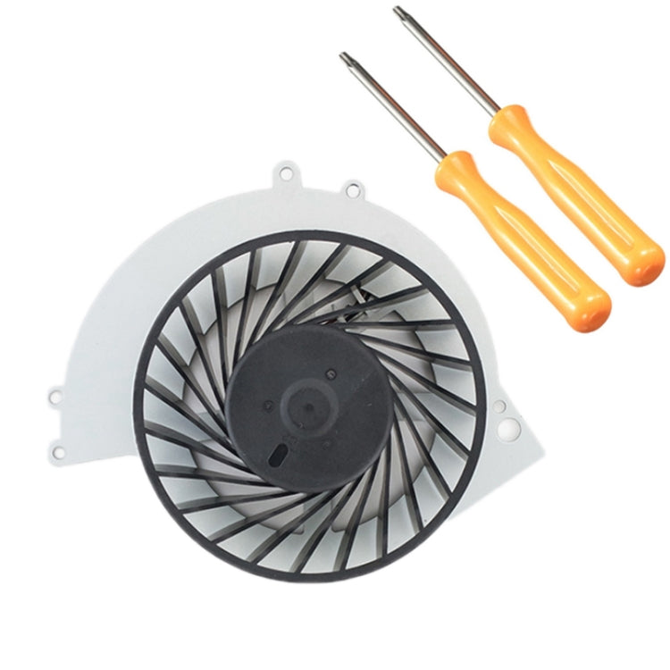 For Sony PS4 1000/1100 KSB0912HE CK2M Built-In Cooling Fan, For Sony PS4 1000/1100 Without Tools, For Sony PS4 1000/1100 With 2 Screwdriver