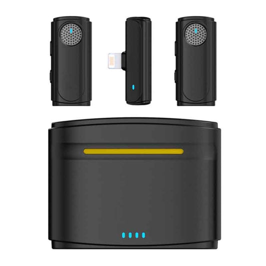 J20 One-two Wireless Lavalier Microphone Audio Video Recording ,Spec:, USB-C / Type-C Interface, 8 Pin Interface, Fully Adapted Interface