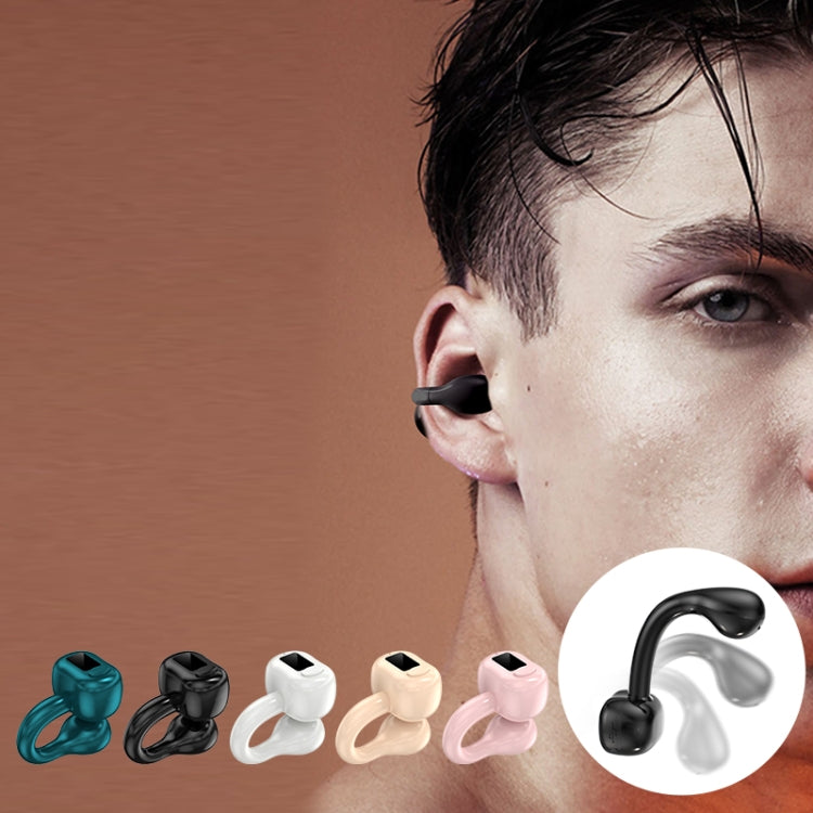 M10 IPX5 Waterproof Ear Clip Bluetooth Earphones, Style:, M10 Single Black, M10 Single White, M10 Single Pink, M10 Single Skin Color, M10 Single Green, M10 Doble Pink, M10 Doble Green, M10 Doble Skin Color, M10 Doble Black, M10 Doble White