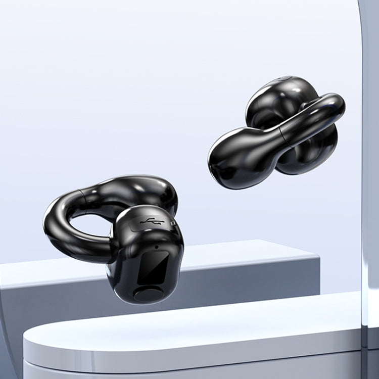 M10 IPX5 Waterproof Ear Clip Bluetooth Earphones, Style:, M10 Single Black, M10 Single White, M10 Single Pink, M10 Single Skin Color, M10 Single Green, M10 Doble Green, M10 Doble Skin Color, M10 Doble Black, M10 Doble White, M10 Doble Pink
