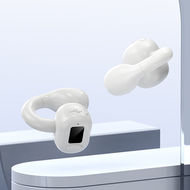M10 IPX5 Waterproof Ear Clip Bluetooth Earphones, Style:, M10 Single Black, M10 Single White, M10 Single Pink, M10 Single Skin Color, M10 Single Green, M10 Doble Green, M10 Doble Skin Color, M10 Doble Black, M10 Doble White, M10 Doble Pink