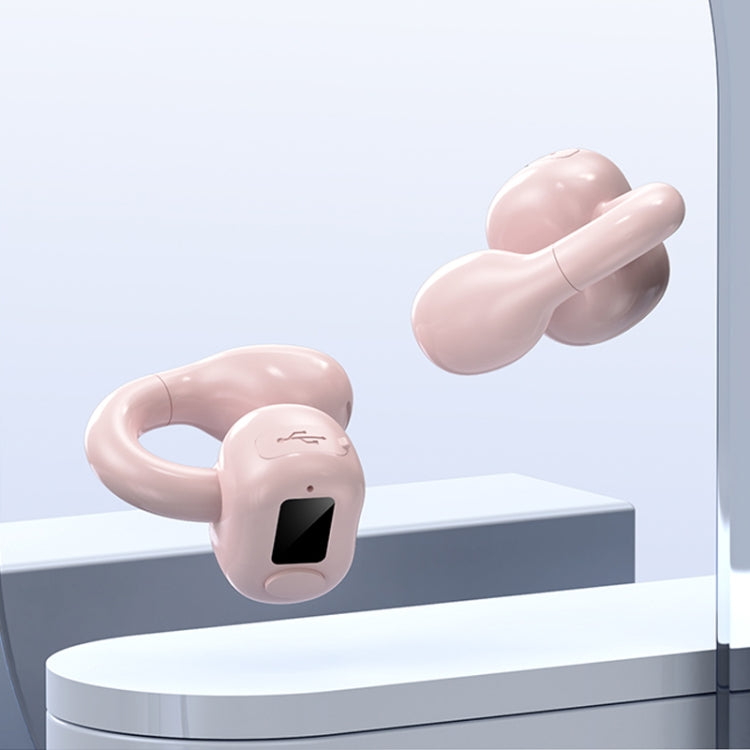 M10 IPX5 Waterproof Ear Clip Bluetooth Earphones, Style:, M10 Single Black, M10 Single White, M10 Single Pink, M10 Single Skin Color, M10 Single Green, M10 Doble Green, M10 Doble Skin Color, M10 Doble Black, M10 Doble White, M10 Doble Pink