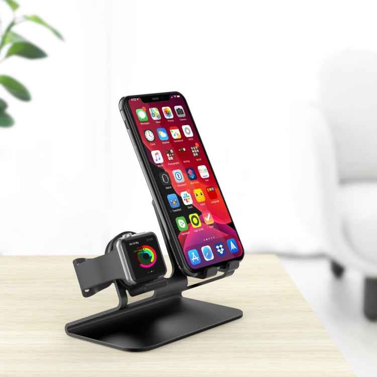 AhaStyle ST04 Aluminum Alloy Charging Base, For 4-8 inch Smart Phone&Apple Watch Series