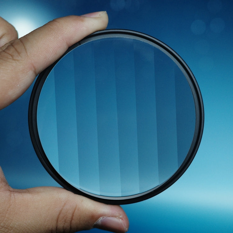 Photography Foreground Blur Linear Prism Camera Filter Accessories, 72mm, 77mm, 82mm