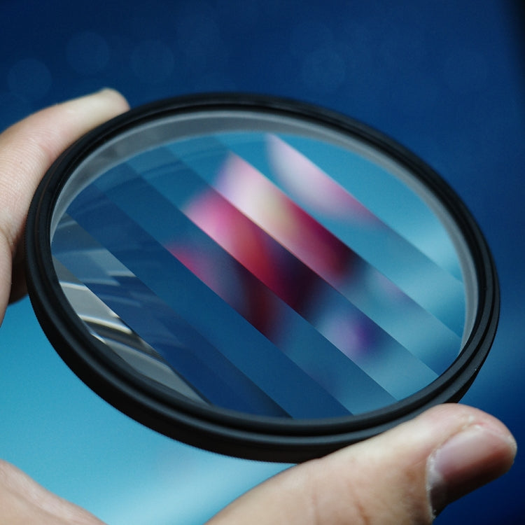 Photography Foreground Blur Linear Prism Camera Filter Accessories, 72mm, 77mm, 82mm