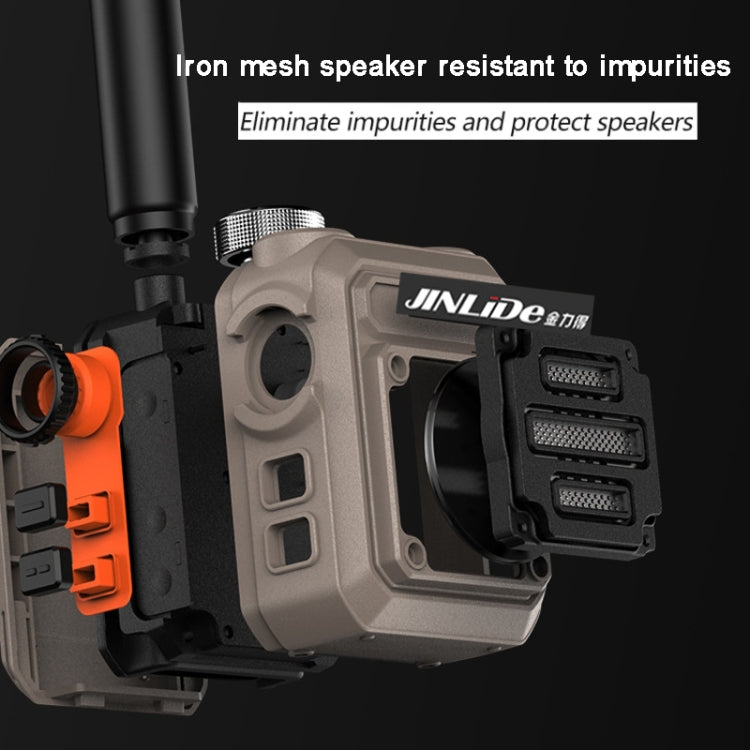 JINLIDE 3-5km 8W 6000mAh Hand-held Walkie Talkie Wireless Copy Frequency Ham Radio, G63 (Yellow), G63 (Gray), G63 (Green)