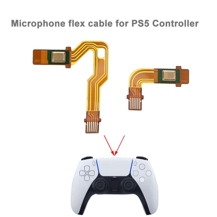 For PS5 Controller  Microphone Flex Cable Repair Parts Long, Long, Short, One Pair