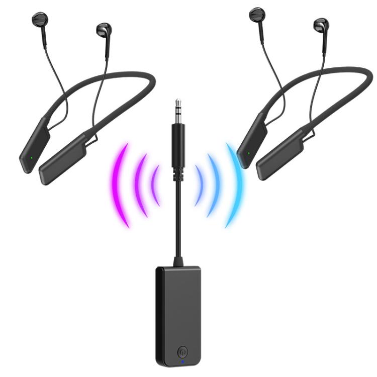 M001A Bluetooth 5.1 / 2.4G Dual-Mode Live Monitoring Neck-Hanging Wireless Headset