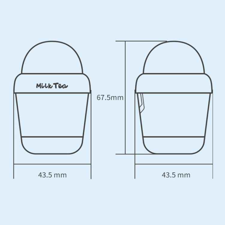 Y05 Cartoon Water Cup Shape Bluetooth Earphones Semi-in-ear HD Call Wireless Bluetooth Earphones