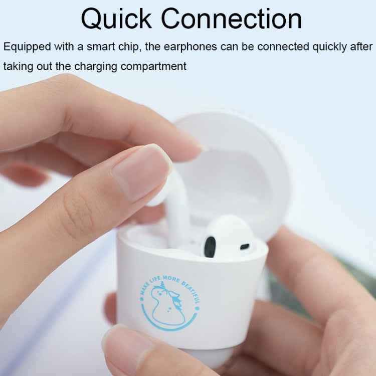 Y05 Cartoon Water Cup Shape Bluetooth Earphones Semi-in-ear HD Call Wireless Bluetooth Earphones