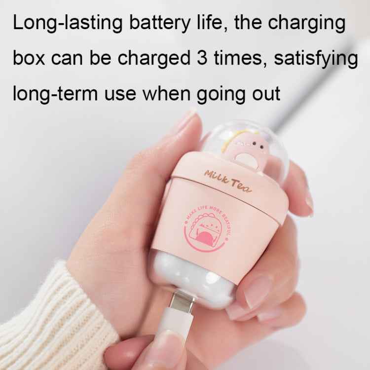 Y05 Cartoon Water Cup Shape Bluetooth Earphones Semi-in-ear HD Call Wireless Bluetooth Earphones
