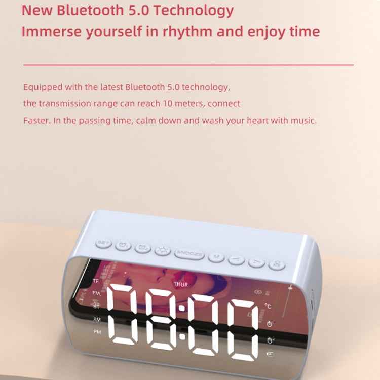 Outdoor Portable Card Bluetooth Speaker Small Clock Radio