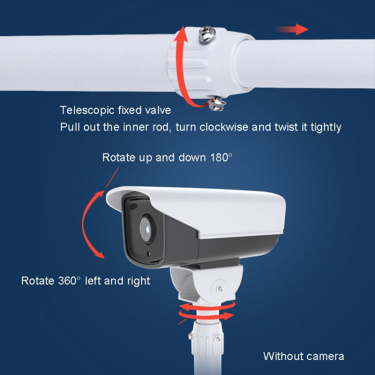 Telescopic I-Type Monitoring Bracket Hanging Closed-Circuit Aluminum Alloy Bracket
