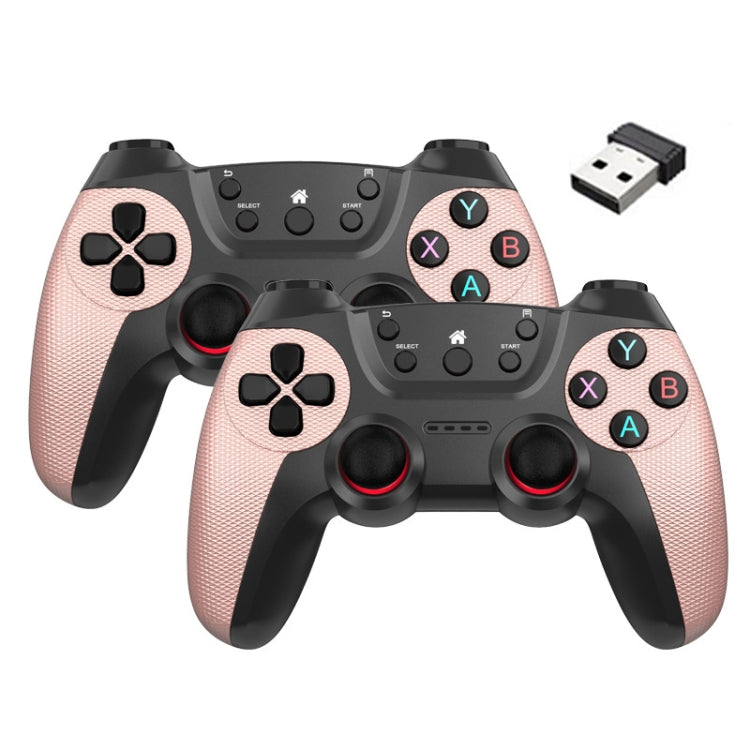 KM-029   2.4G One for Two Doubles Wireless Controller Support PC / Linux / Android / TVbox, KM-029 (Lemon Yellow), KM-029 (Mountain Blue), KM-029 (Battle Gray), KM-029 (Elegant Silver), KM-029 (Mint Green), KM-029 (Cangling Green)                      ...