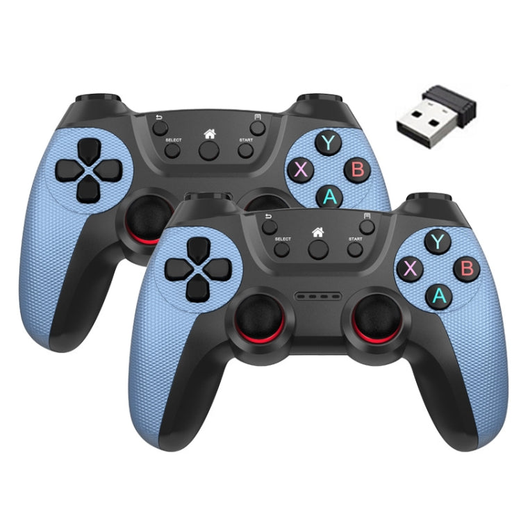 KM-029   2.4G One for Two Doubles Wireless Controller Support PC / Linux / Android / TVbox, KM-029 (Vitality Orange), KM-029 (Rose Pink), KM-029 (Lemon Yellow), KM-029 (Mountain Blue), KM-029 (Battle Gray), KM-029 (Elegant Silver), KM-029 (Mint Green) ...