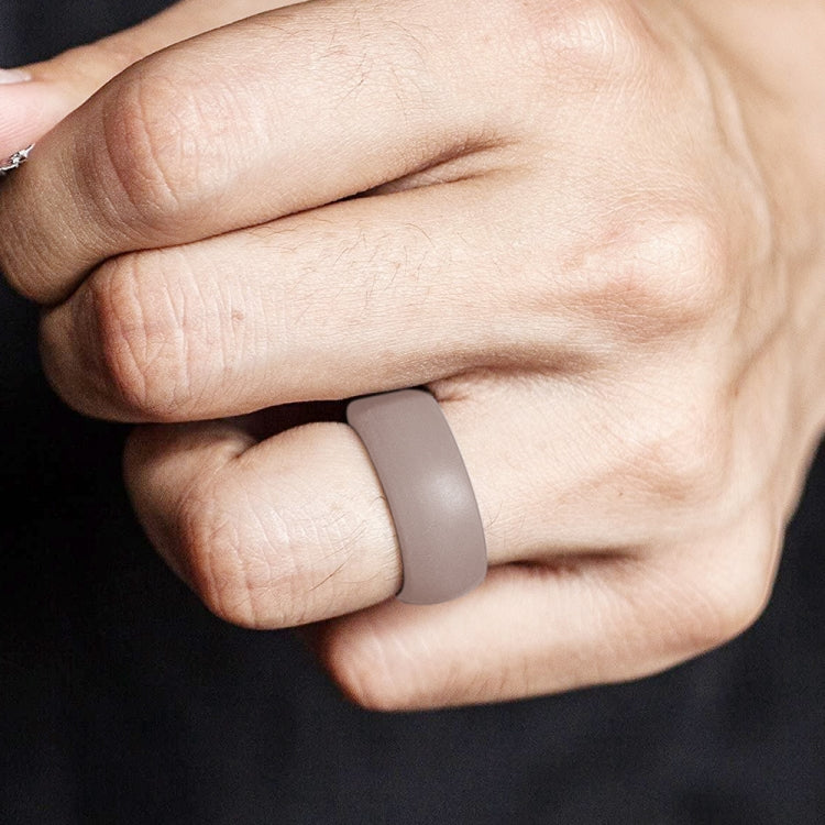 SiR013 8.7mm Curved Outdoor Sports Silicone Ring