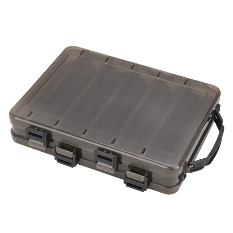 Double Side Luya Tool Box Translucent Bait Organizer, HB326 10 Grids, HB327 14 Grids