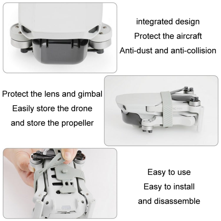 For DJI Mavic Mini / Mini 2 SE RCSTQ Gimbal Protection Kit Paddle Restrainer