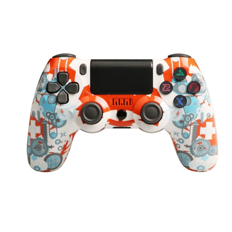 For PS4 Wireless Bluetooth Game Controller With Light Strip Dual Vibration Game Handle
