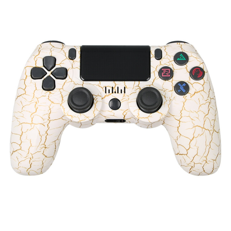 For PS4 Wireless Bluetooth Game Controller With Light Strip Dual Vibration Game Handle
