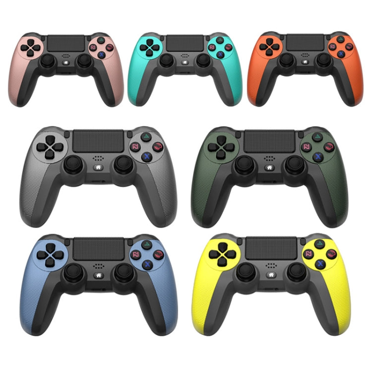 KM048 For PS4 Bluetooth Wireless Gamepad Controller 4.0 With Light Bar, KM048 (Cangling Green), KM048 (Vitality Orange), KM048 (Rose Pink), KM048 (Lemon Yellow), KM048 (Mountain Blue), KM048 (Battle Gray), KM048 (Elegant Silver), KM048 (Elegant White) ...
