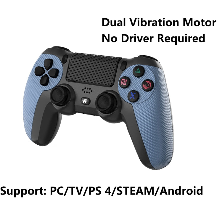 KM048 For PS4 Bluetooth Wireless Gamepad Controller 4.0 With Light Bar, KM048 (Cangling Green), KM048 (Vitality Orange), KM048 (Rose Pink), KM048 (Lemon Yellow), KM048 (Mountain Blue), KM048 (Battle Gray), KM048 (Elegant Silver), KM048 (Elegant White) ...