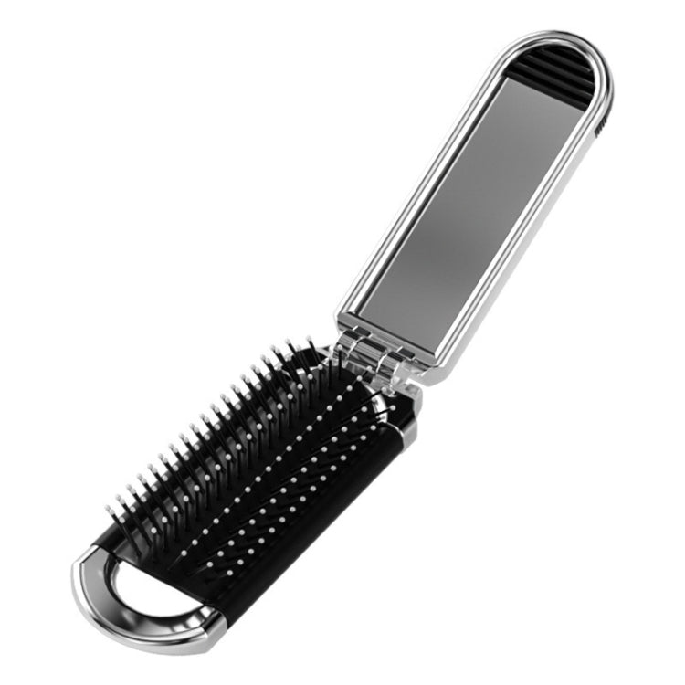 2 in 1 Massage Air Cushion Comb Mirror Integrated Comb Portable Folding Comb