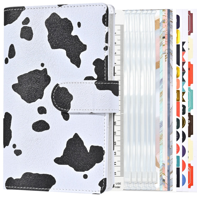 A6 Leopard Print Cash Budget Notebook  Loose Leaf Financial Management Notepad