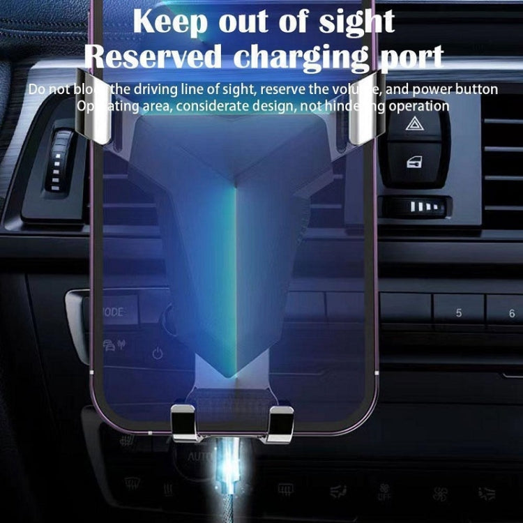 Gravity Navigation Car Air Outlet Triangular Mobile Phone Holder