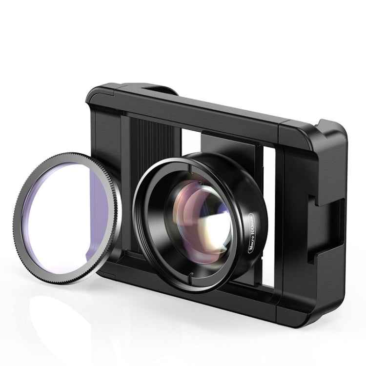 APEXEL CM-HB100CPL HB100mm HD External Macro Mobile Phone Lens with CPL