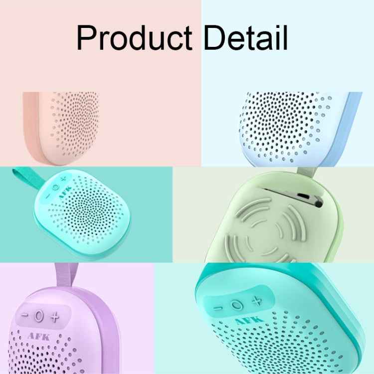 AFK BT-513 TWS Mini Portable RGB Light Bluetooth Speaker 3D Sound Effect Waterproof Bluetooth Audio