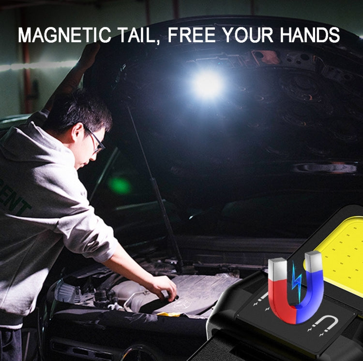 Double Sided COB Flashlight Mini Keychain Light Camping Light