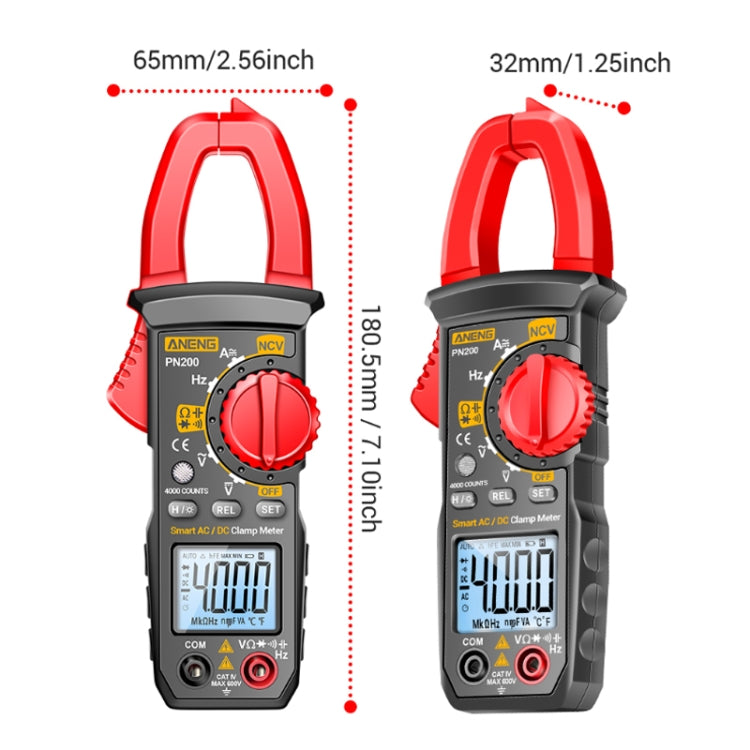 ANENG PN200 AC/DC Measurement High Precision Multifunctional Clamp Meter