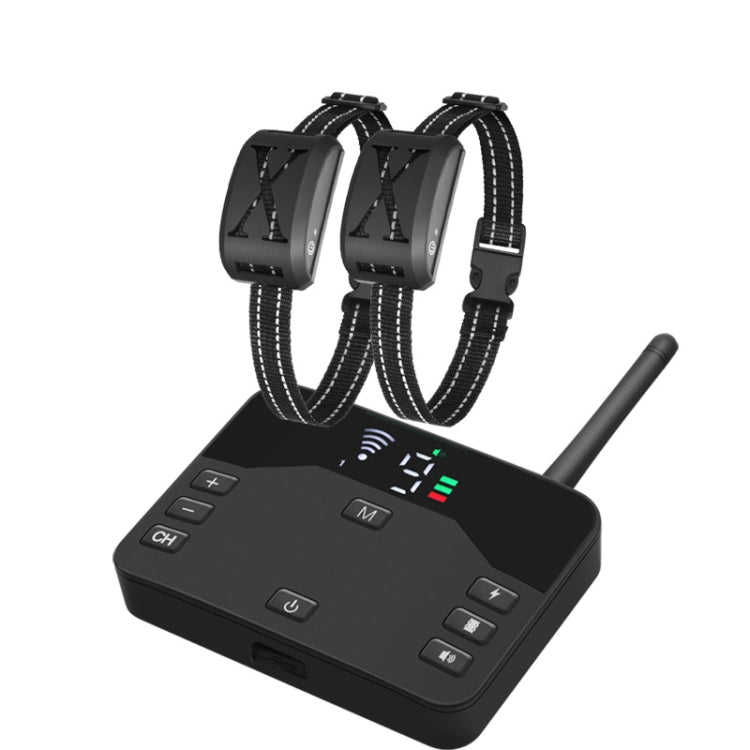 2-In-1 Electric Dog Fence & Remote Training Collar Adjustable Vibration & Shock